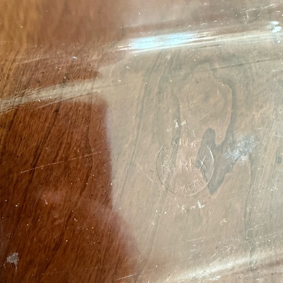 Vintage PYREX #214 Clear Glass Loaf Baking Dish 10.5 x 6 x 3 - Picture 5 of 9